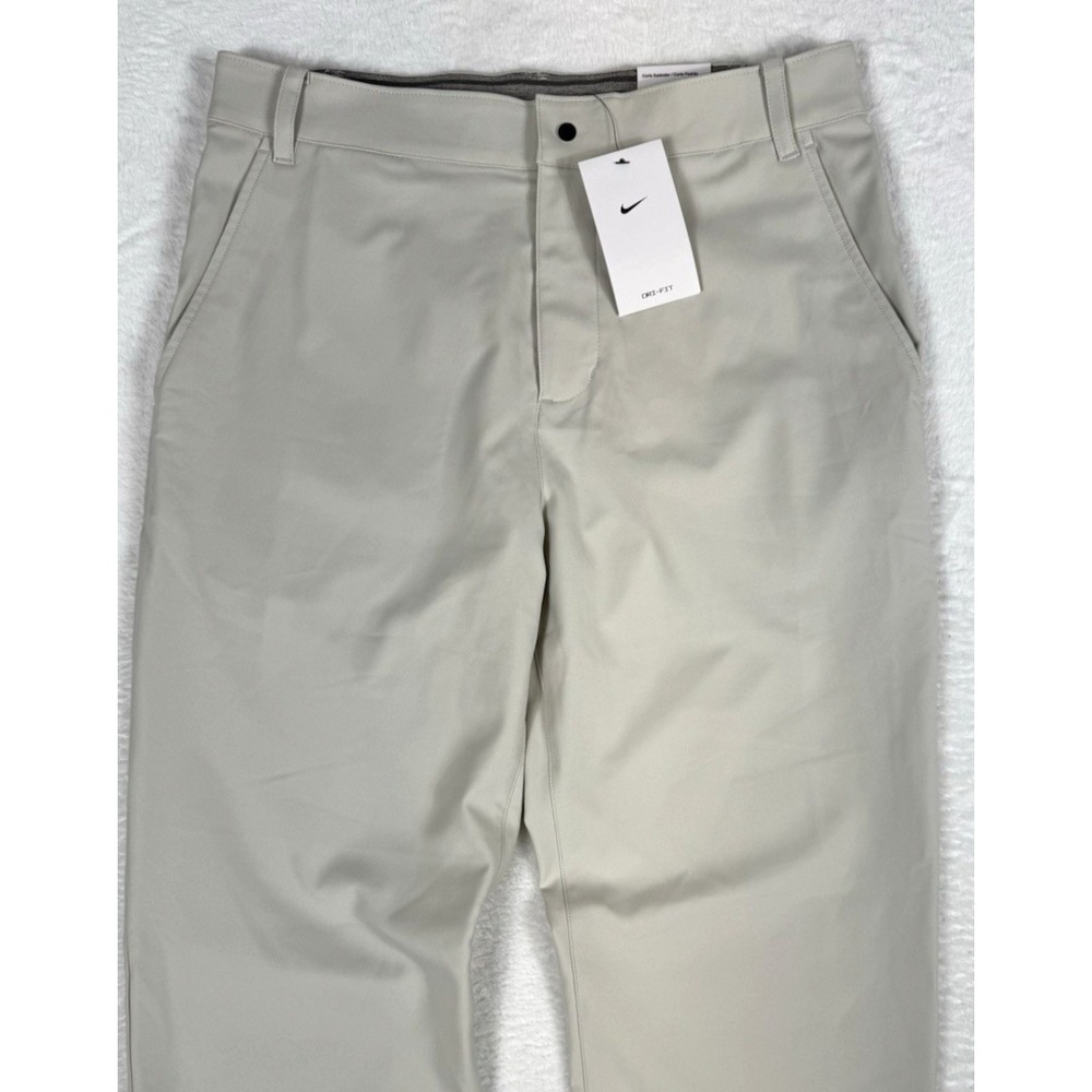 NWT Nike Pants Mens 32 Beige Victory Golf Dri-FIT Standard Fit DN2397-072 32x30